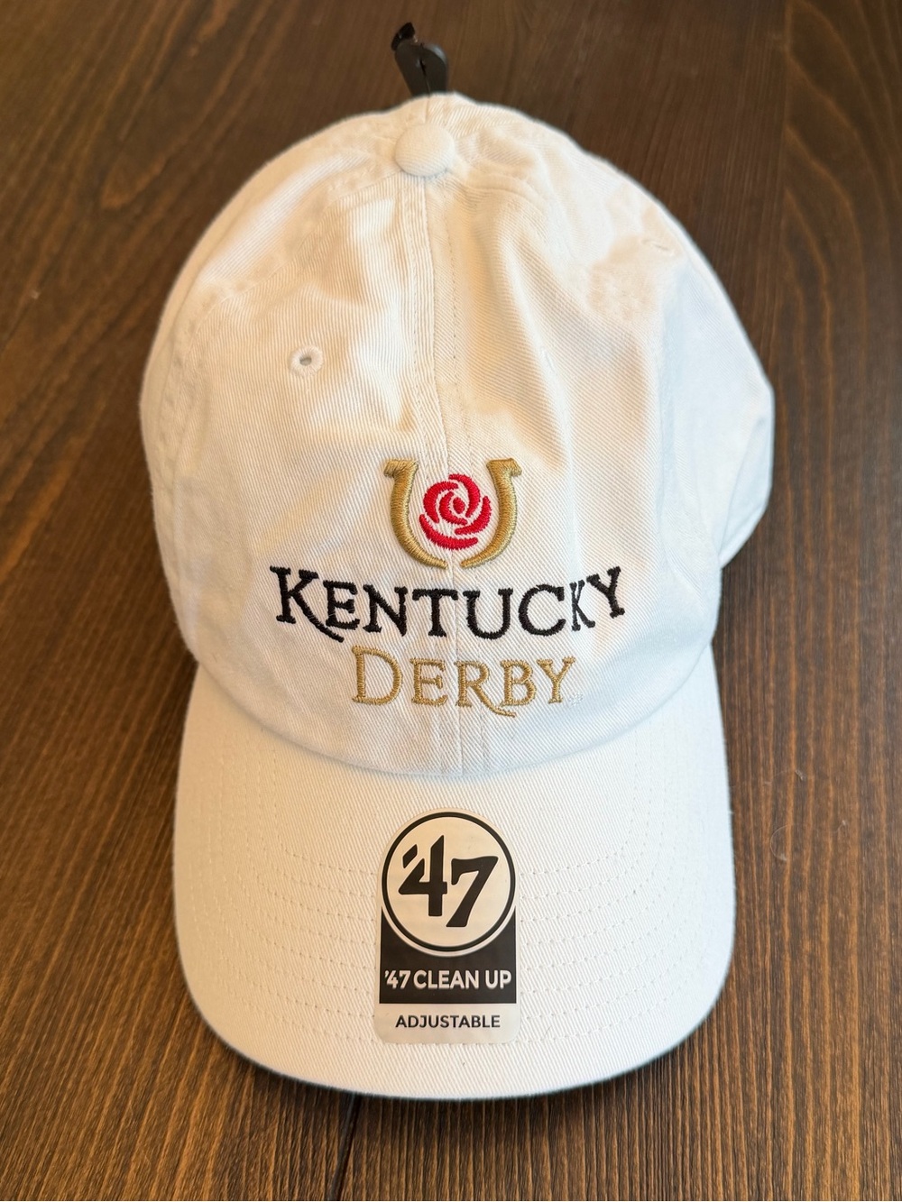 Kentucky Derby Merch Baseball Hat White 47 Brand